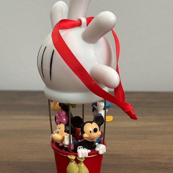 Disney Store MICKEY MOUSE HOT AIR BALLOON Friends Christmas Sketchbook Ornament - Picture 11 of 11